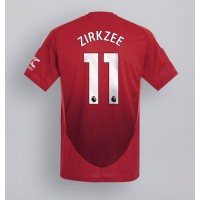 Camiseta Manchester United Joshua Zirkzee #11 Primera Equipación 2024-25 manga corta